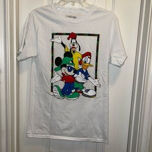 Disney White Cotton T-Shirt